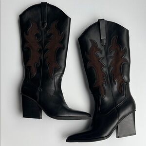 Primark Rita Ora Western Chic Block Heel Boots